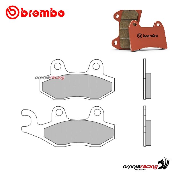 Pastiglie freno anteriori Brembo SD sinterizzata per Yamaha XTZ750 SuperTenere 1989-2000