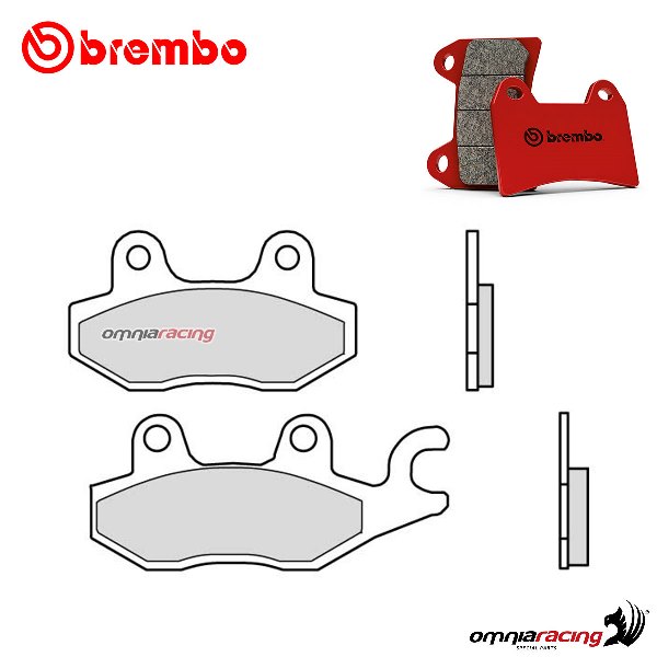 Pastiglie freno anteriori Brembo SA sinterizzate per Kawasaki Ninja 300 /ABS 2013-2016