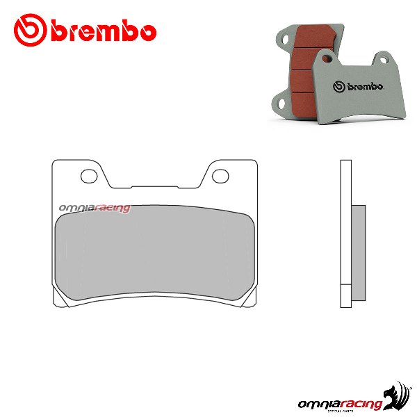 Brembo front brake pads SC sintered for Yamaha TDM850 1996>2001