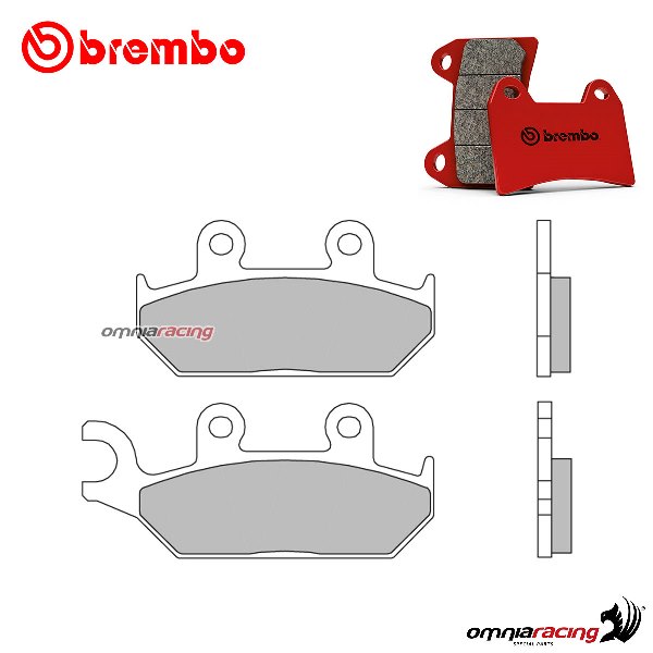 Pastiglie freno anteriori Brembo SA sinterizzate per Yamaha XT600E 1990-2003