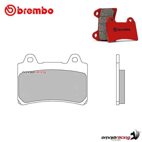 Pastiglie freno anteriori Brembo SA sinterizzate per Yamaha XVZ1300 Royal Star Boulevard 1999