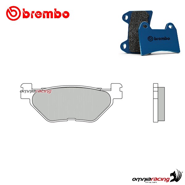 Pastiglie freno posteriori Brembo CC Road Carbon Ceramica Yamaha XT1200Z SuperTenere ABS 2010-2019