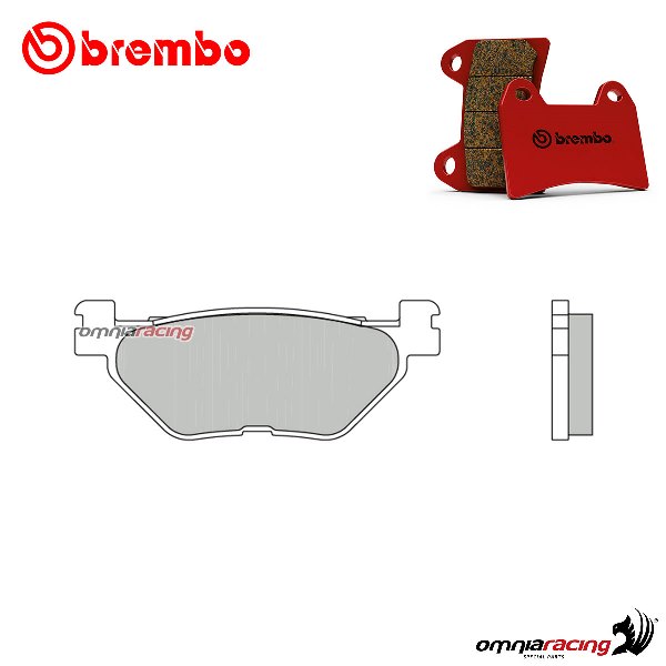 Pastiglie freno posteriori Brembo SP sinterizzate per Yamaha TDM900 /ABS 2002-2014