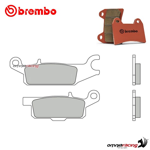 Brembo front brake pads SD sintered for Yamaha YFM550D Grizzly 2013
