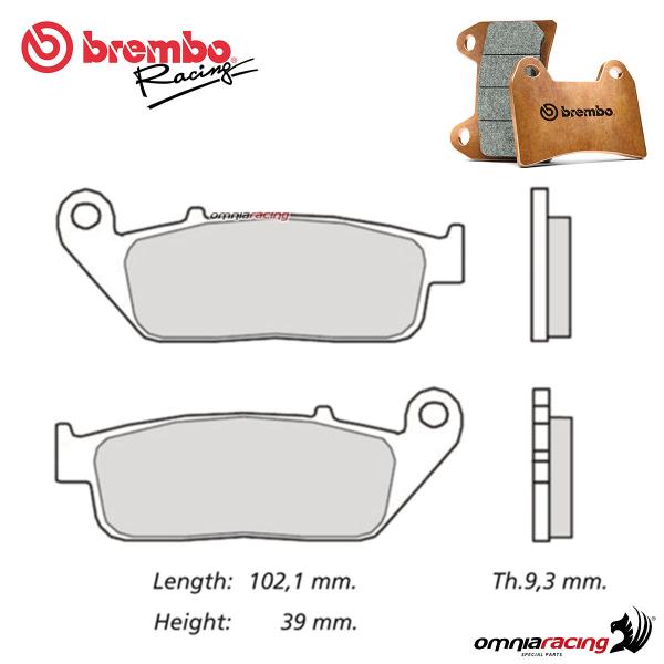 Brembo Racing Z04 M099Z04 pastiglie freno mescola sinterizzare per Honda CBR500R/CBR300R 2013>