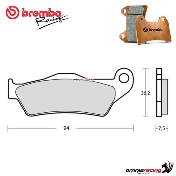 Brembo Racing M467Z04 - Kit Pastiglie Freno Mescola Z04 per Pinza XQ21361 - SP. 7,5mm