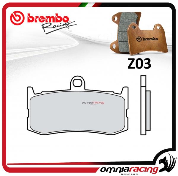 Brembo Racing Z03 brake pads Triumph Daytona 675 2009-2013