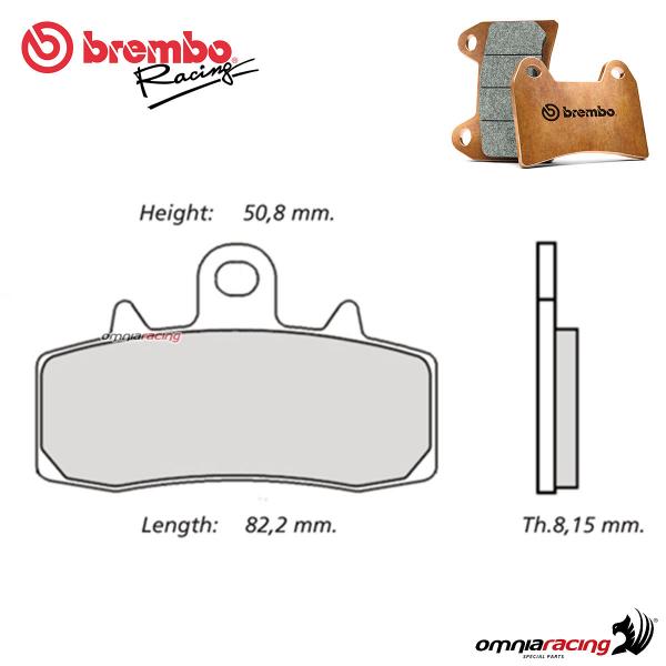Brembo P 09 004 - Pastiglie Freno Anteriori E Posteriori Con Indicatore Usura