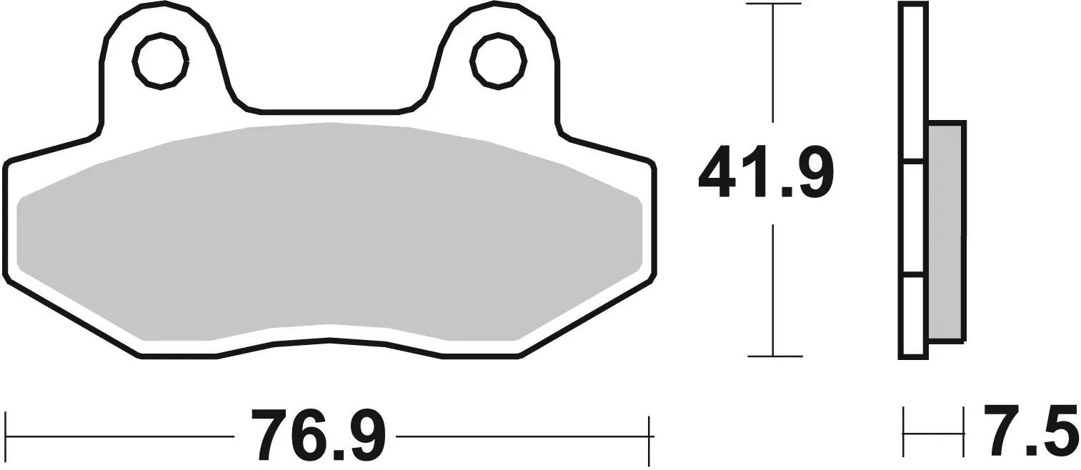 Brembo SA Sinter front brake pads Italjet Torpedo 125 2008