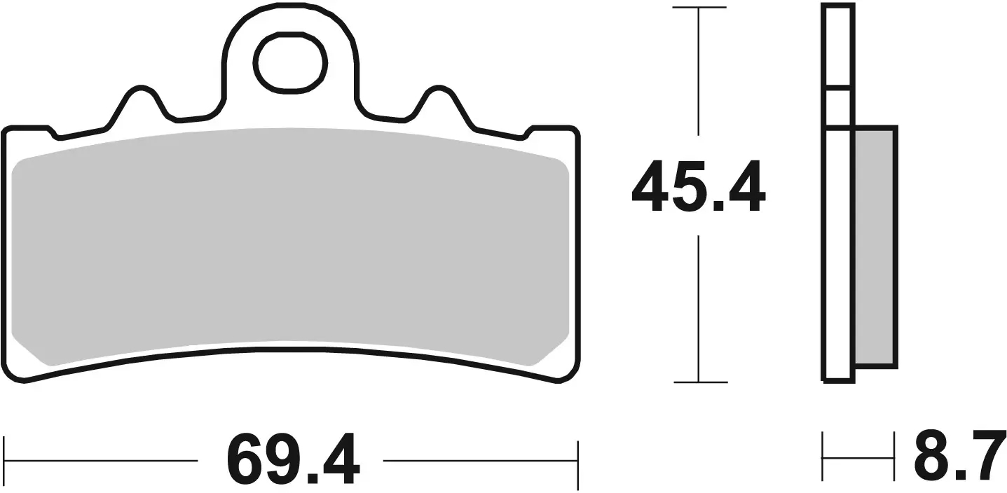 Brembo SA Sinter front brake pads BMW C400GT 2019-2020