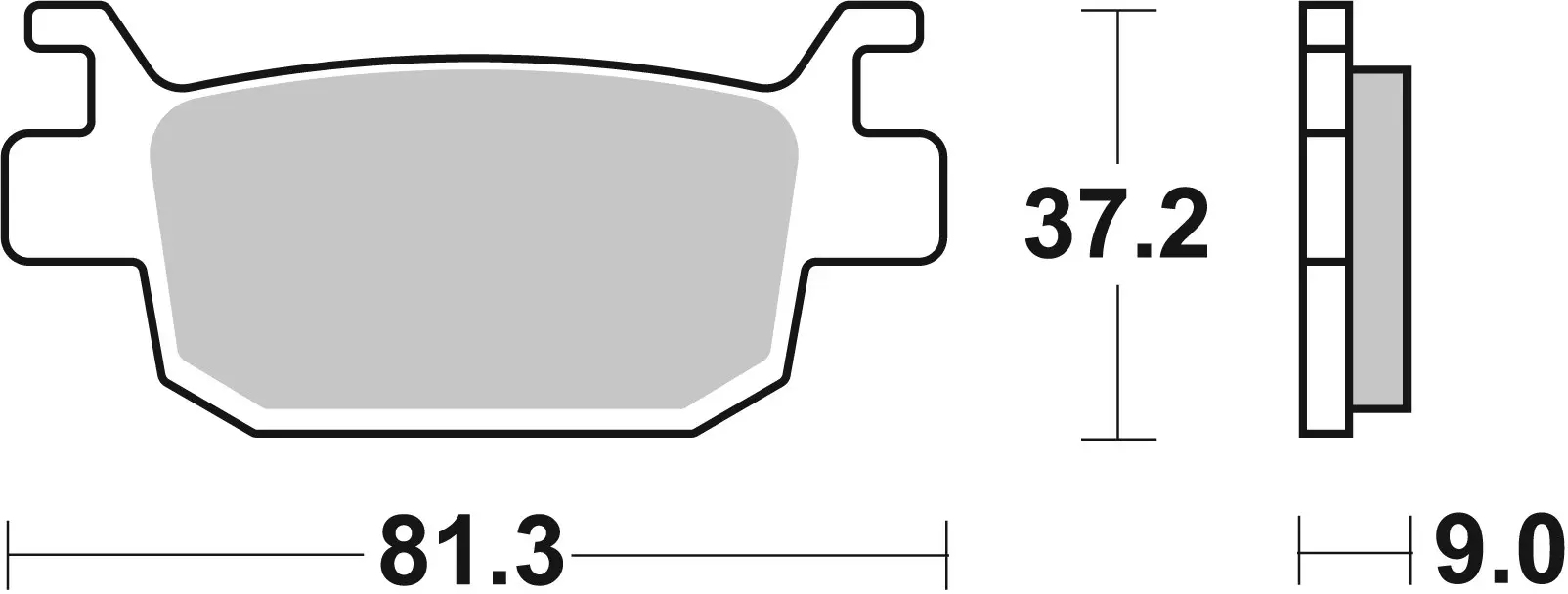 Brembo SP Sinter rear brake pads Benelli Leoncino 250 2018-2024