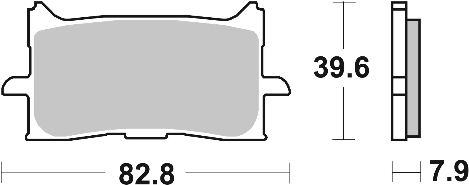 Brembo SA Sinter front brake pads Honda CB125R Neo Sports Cafe 2018-2021