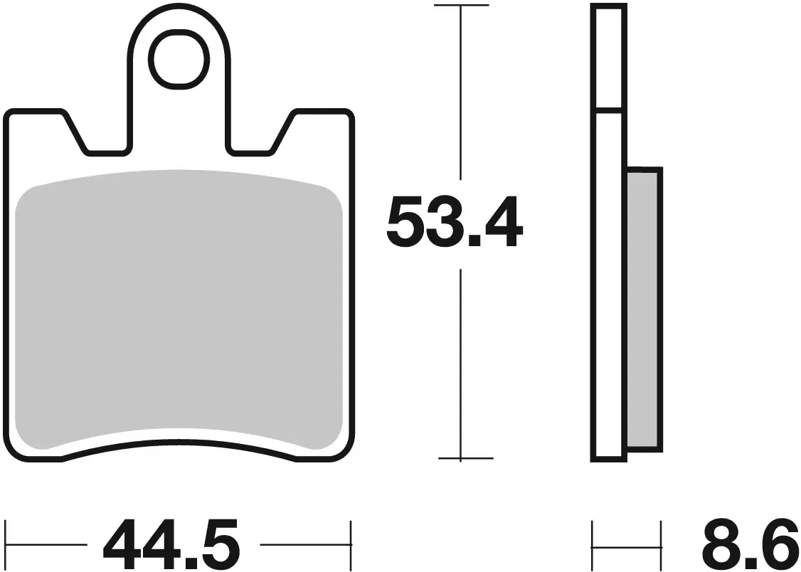 Pastiglie freno Brembo SA Sinterizzata anteriori Yamaha XV1900ACFD Midnight Star 2014-2016