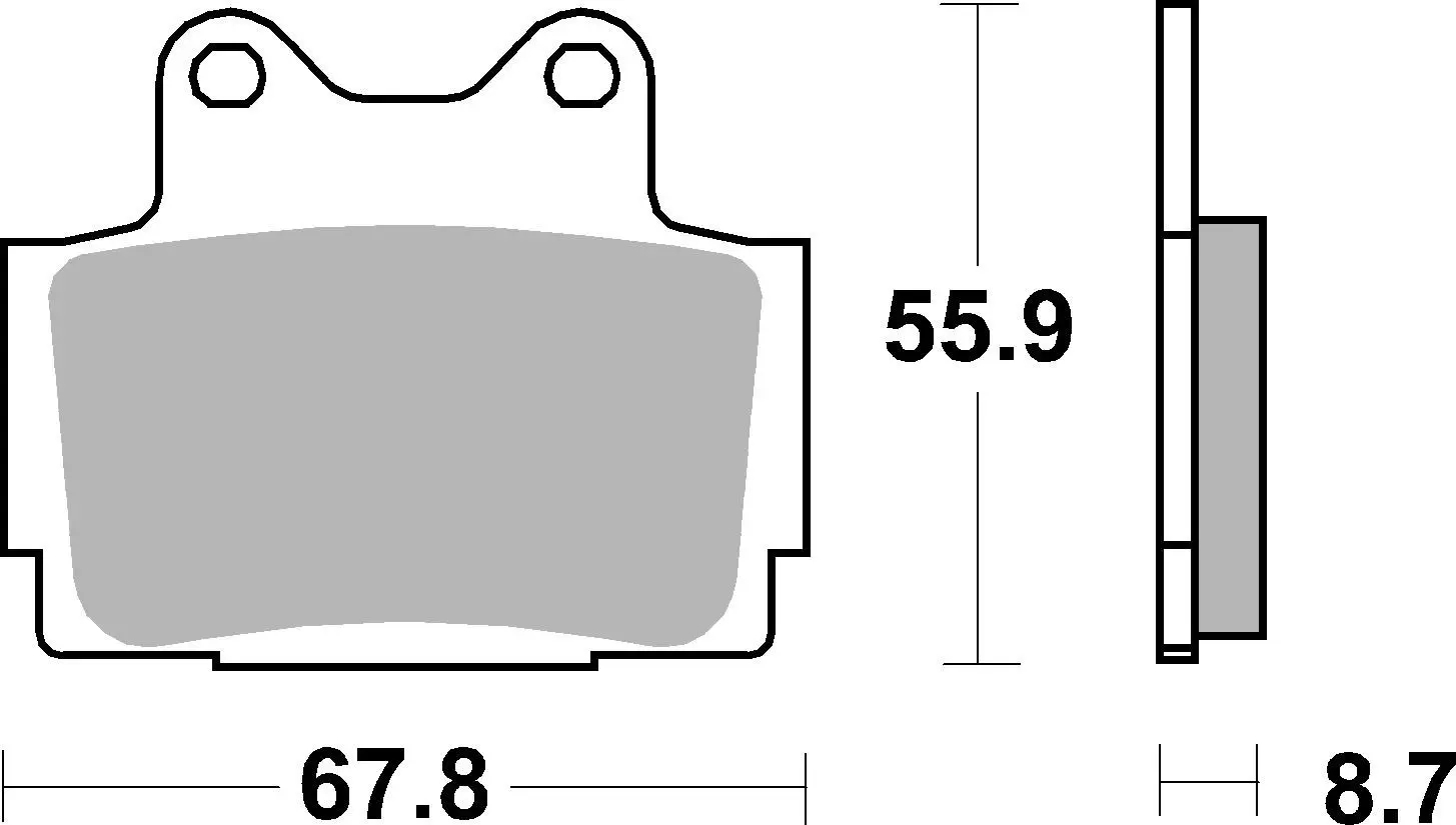 Pastiglie freno Brembo SP Sinterizzata posteriori Yamaha XJ400 Diversion 1991