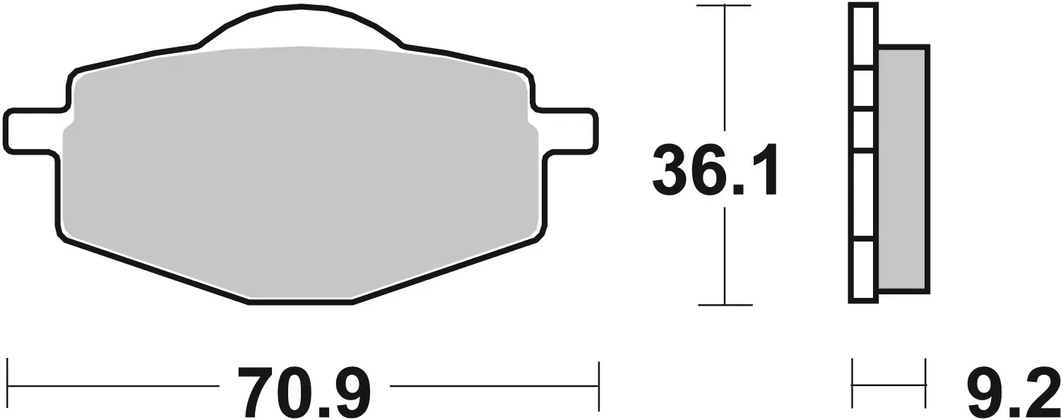 Brembo SX Sinter front brake pads Yamaha YZ80 1990-1991