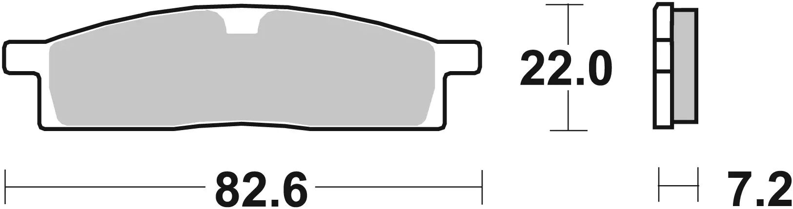 Brembo SX Sinter front brake pads Yamaha YZ80LW 1993-2001