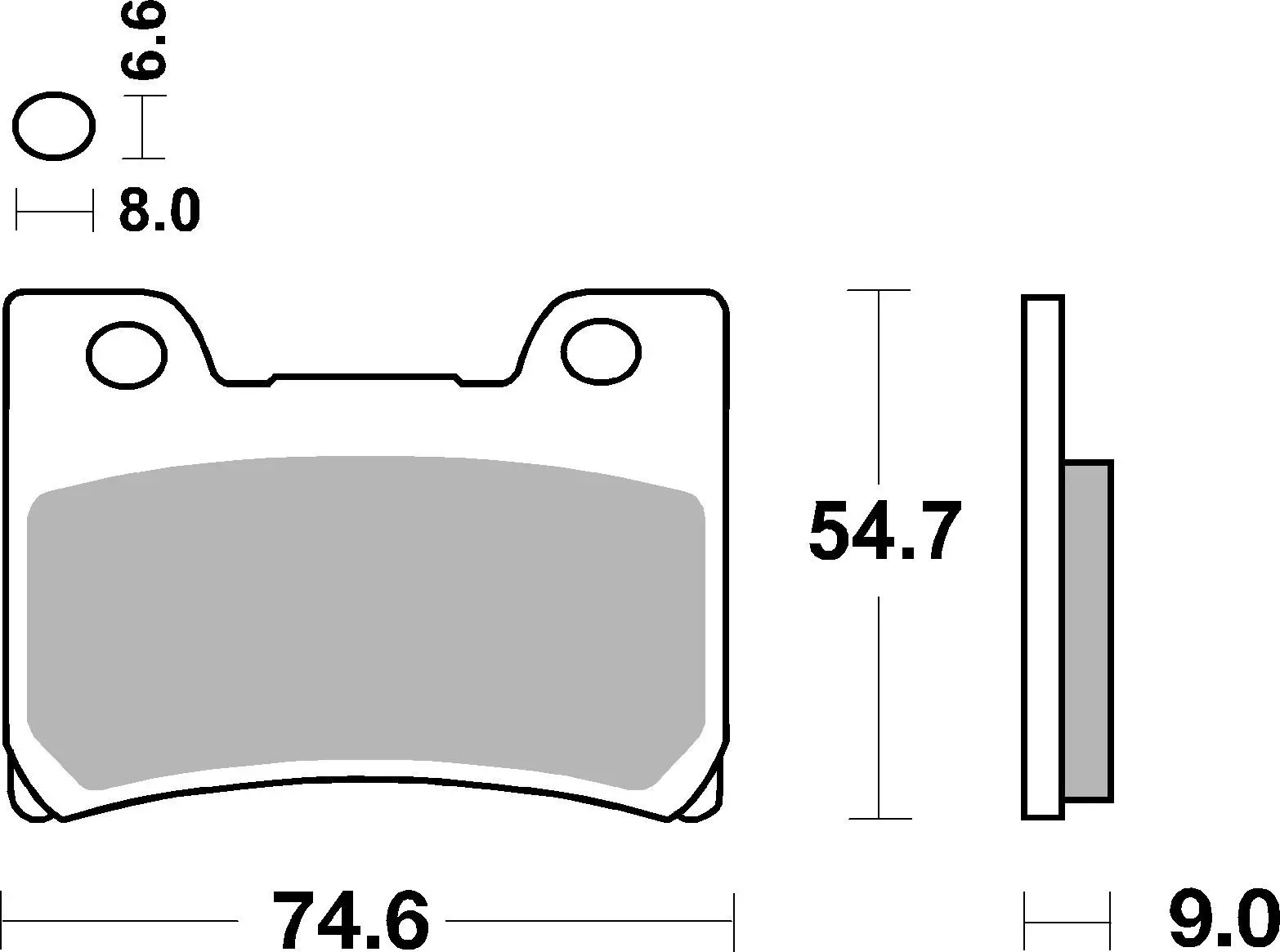 Brembo SA Sinter front brake pads Yamaha FZR1000 EXUP 1991-1993