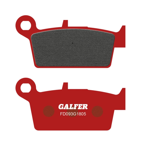 GALFER G1805 rear Semi Metallic Brake pads Honda NT 650 Hawk GT 1988