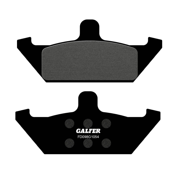 GALFER G1054 front Semi Metallic Brake pads Yamaha DT125 LC Tenere 1988