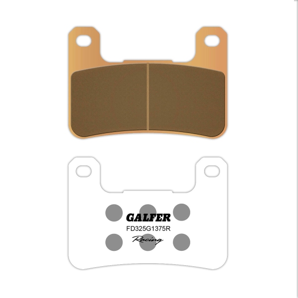Pastiglie freno GALFER G1375R anteriori Sinterizzate Kawasaki Z1000 2010-2013