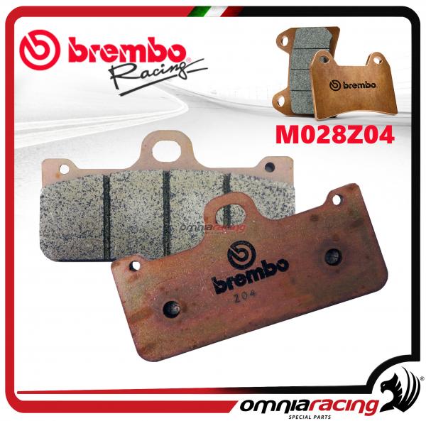 Z04 PADS FOR BREMBO RACING MONOBLOC CALIPERS 104813/14 XA3B830/31 XAB860/61