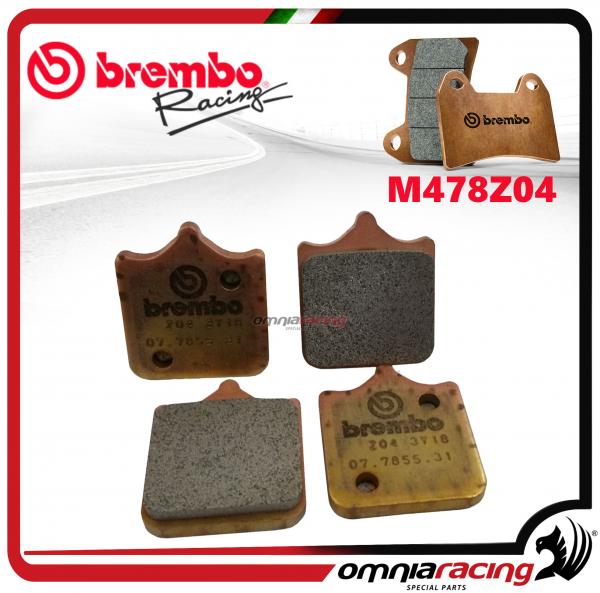 Brembo Racing Z04 - M478Z04 Compound Brake Pads for BMW S 1000 RR 2009 09>12 Calipers