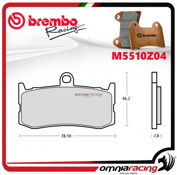 Brembo Racing Z04 - M5510Z04 Pastiglie Freno Mescola per Pinze Tokiko