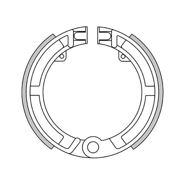 Rear brake pads Newfren Vespa Special 50 1963