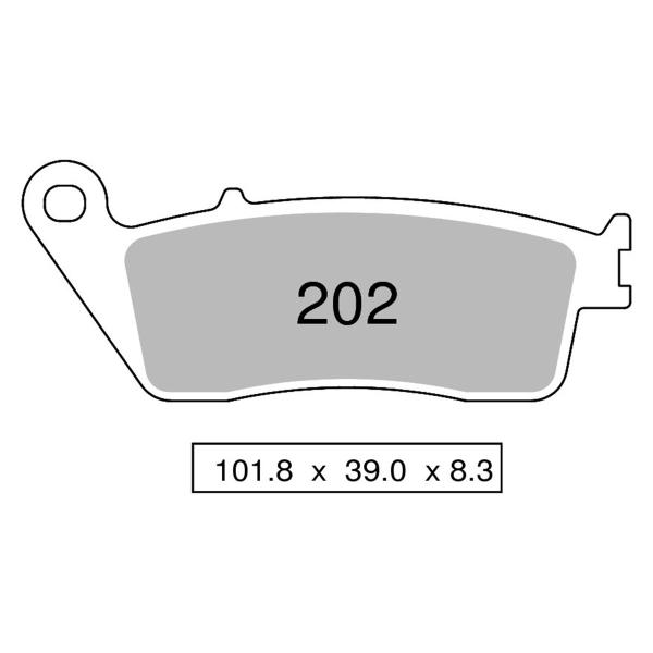 Pastiglie freno anteriori NISSIN Semi Metallica Honda SH150i 2017-2025