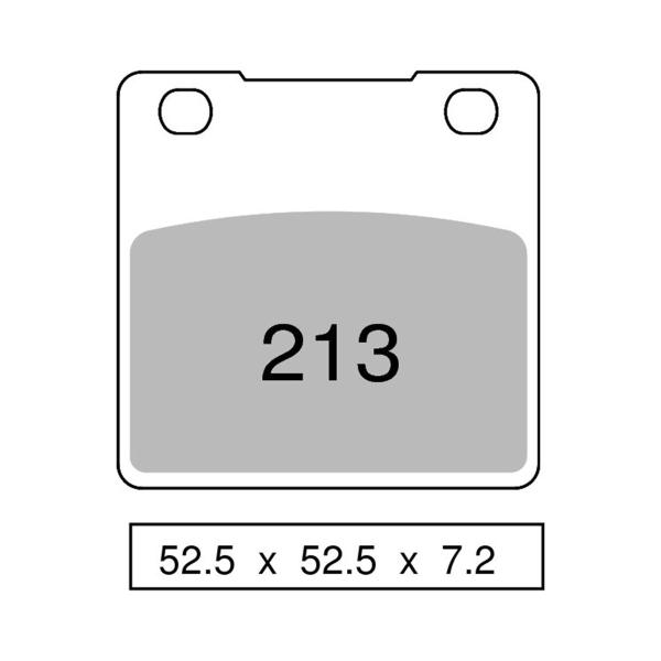 Pastiglie freno anteriori NISSIN Sinterizzate Honda CB400T 1978-1980