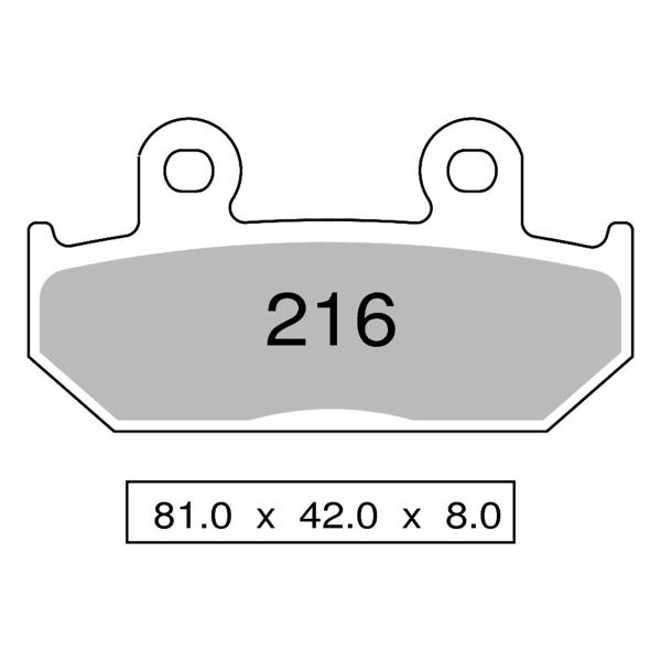 Pastiglie freno anteriori NISSIN Sinterizzate Honda CB350S 1986-1988