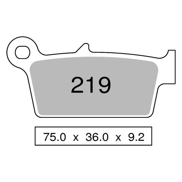 NISSIN Semi-Metallic Off-Road rear brake pads HM Vent CRE125SM 2003