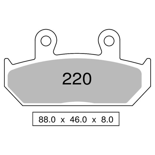 Pastiglie freno anteriori NISSIN Semi Metallica Off-Road Cagiva Elefant 750 1994-1997