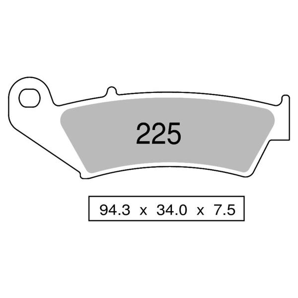 Pastiglie freno anteriori NISSIN Sinterizzate Aprilia MXV 450 2009-2010