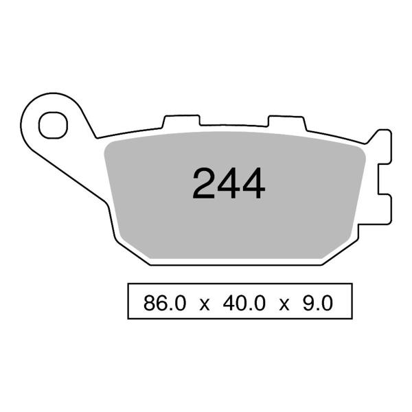 Pastiglie freno anteriori NISSIN Sinterizzate Honda CBR918RR FireBlade 1996-1997