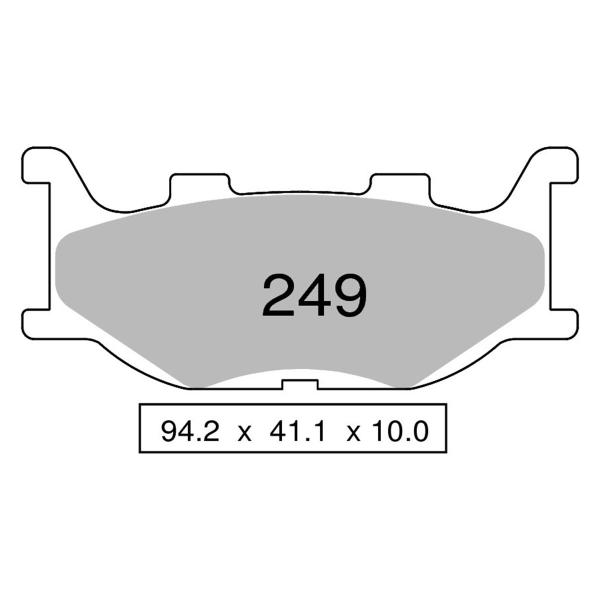 Pastiglie freno anteriori NISSIN Semi Metallica Italjet Jupiter 150 2002