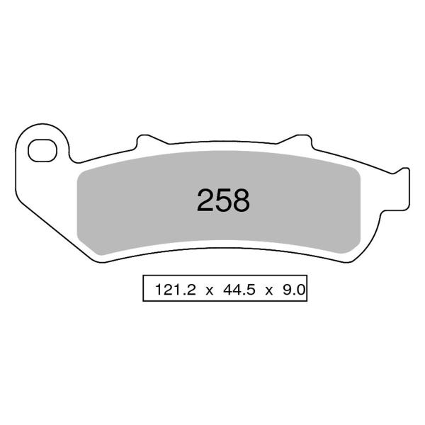 Pastiglie freno anteriori NISSIN Sinterizzate Honda CBR1000 F 1996-2000