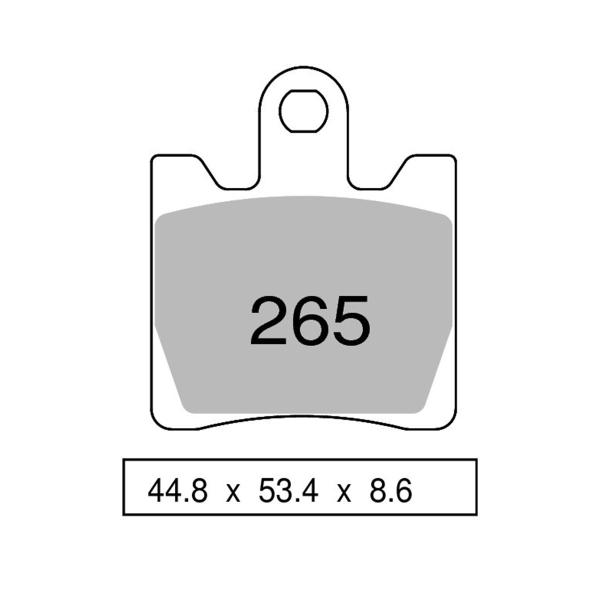 Pastiglie freno anteriori NISSIN Semi Metallica Suzuki Burgman 250 ie 2001-2002