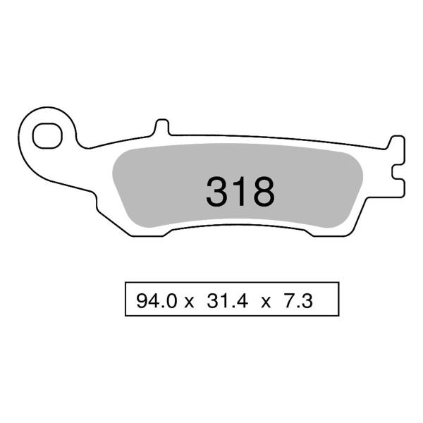 Pastiglie freno anteriori NISSIN Sinterizzate Fantic XE125 2020-2024