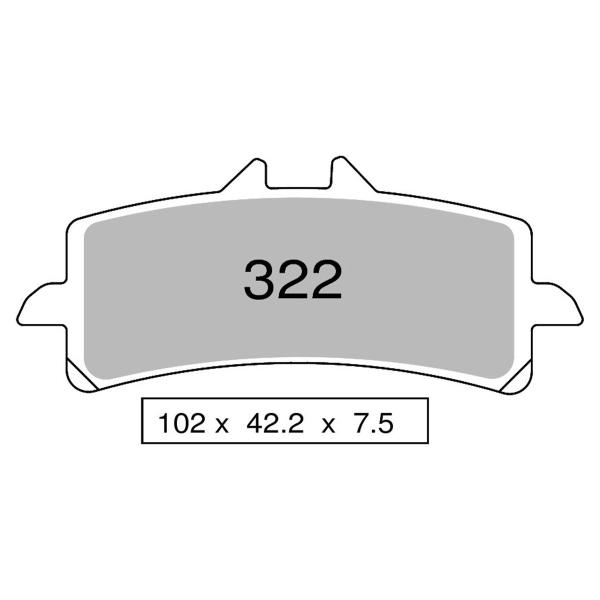 Pastiglie freno anteriori NISSIN Sinterizzate Ducati Panigale V4/V4S 2018-2024