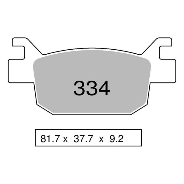Pastiglie freno posteriori NISSIN Sinterizzate Benelli TRK502X 2018