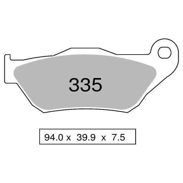 NISSIN Semi-Metallic front brake pads Yamaha Xmax 125 2006-2009