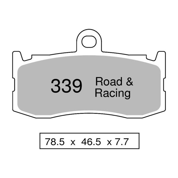 Pastiglie freno anteriori NISSIN Sinterizzate Triumph Daytona 675 2009-2010