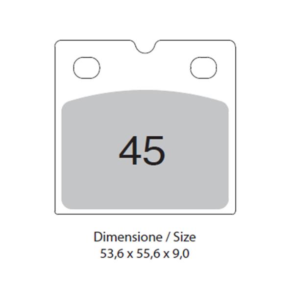 TROFEO front brake pads sintered Ducati 900SS 1979