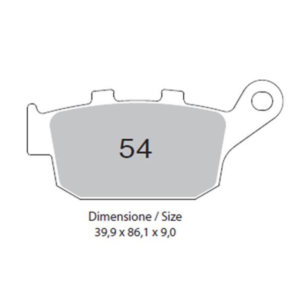 Pastiglie freno posteriori TROFEO Sinterizzata Zontes U125 2021
