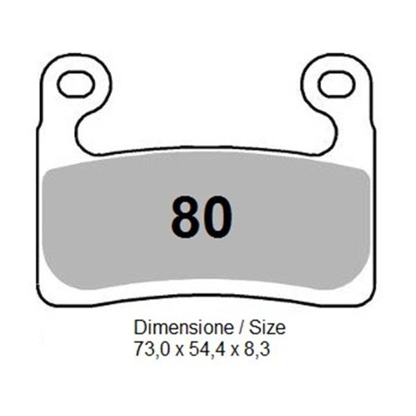 TROFEO front brake pads sintered BMW S1000RR 2019-2022