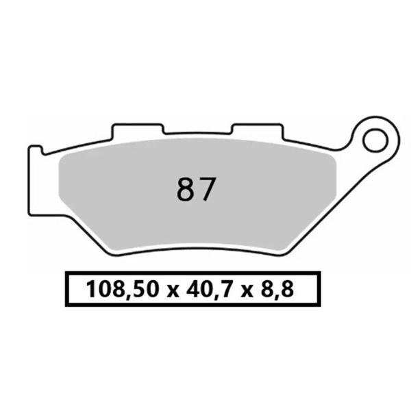 TROFEO front brake pads organic Benelli Leoncino 500 / Trail 2019-2022