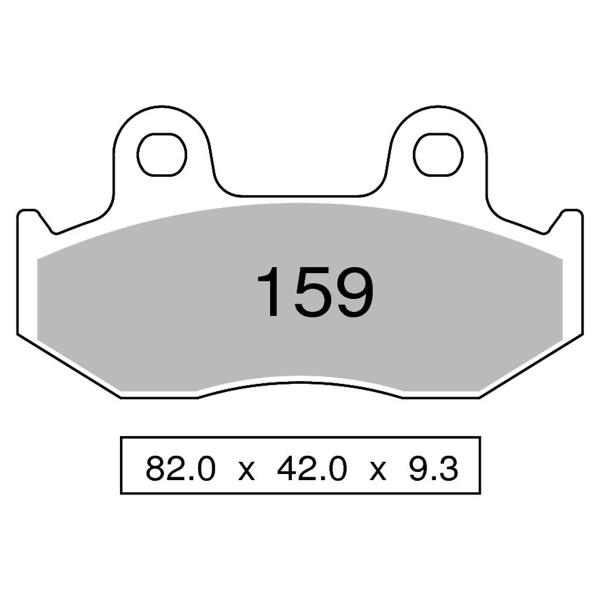 TROFEO front brake pads sintered Honda NES 125 @ 2000-2008