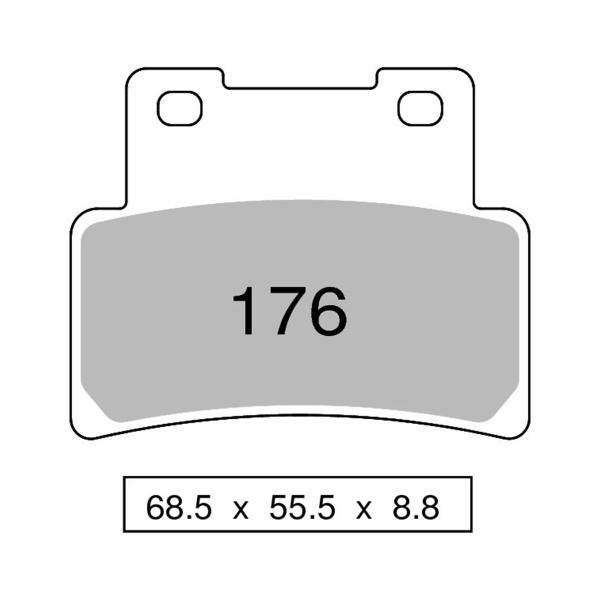 TROFEO front brake pads organic Aprilia Dorsoduro 750 Smv 2008-2016