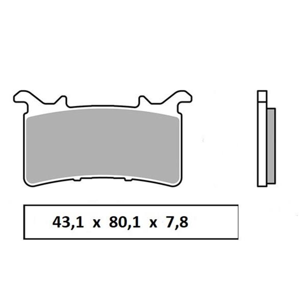 Pastiglie freno anteriori TROFEO Sinterizzata BMW M1000R 2023
